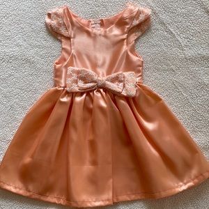 Handmade Peach with delicate lace